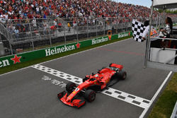 Damalı bayrak: Yarış galibi Sebastian Vettel, Ferrari SF71H