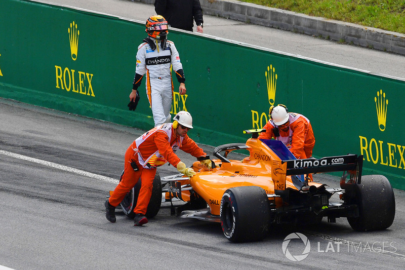 Retiro de Stoffel Vandoorne, McLaren MCL33