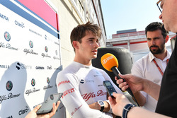 Charles Leclerc medyaya konuşuyor, Sauber