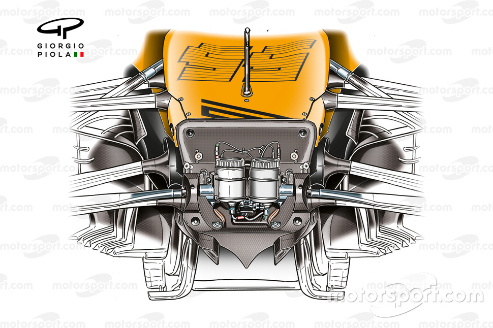 Передний фланец шасси McLaren MCL35