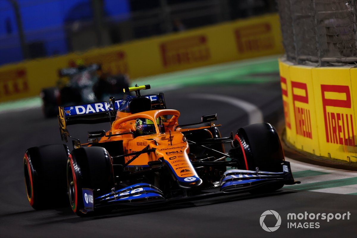 Lando Norris, McLaren MCL35M.