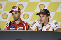 Marc Marquez, Repsol Honda Team, Andrea Dovizioso, Ducati Team
