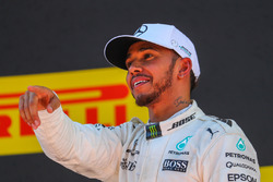 Подіум: переможець Льюіс Хемілтон, Mercedes AMG F1