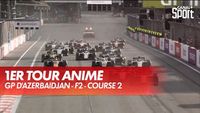 Départ mouvementé en Formule 2 à Bakou