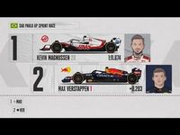 Histórica parrilla de salida para la carrera Sprint del GP de Brasil 2022 de la F1