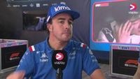 Interview Alonso en Ocon na de Grand Prix van Singapore