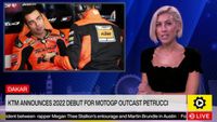 KTM announces 2022 Dakar debut for MotoGP outcast Petrucci