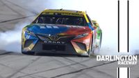 Kyle Busch’s motor blows up under caution at Darlington