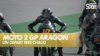 Le départ de la course de Moto3