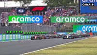 Le départ du Grand Prix de Hongrie