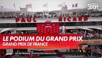 Le podium du Grand Prix de France au Castellet