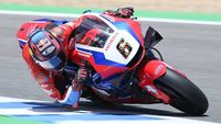 L'équipe test de Honda HRC MotoGP en action