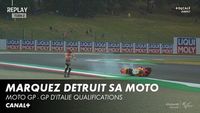 Marc Márquez se fait piéger dès le début de la Q2