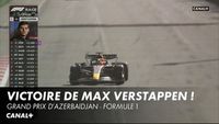 Max Verstappen s'impose pour la première fois à Bakou