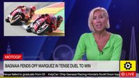MotoGP: Bagnaia menangkis Marquez dalam perebutan kemenangan yang intens
