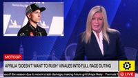 MotoGP: Aprilia tak ingin paksa Vinales segera turun balapan