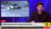 WRC: Extreme weather halts Hyundai 2022 car test