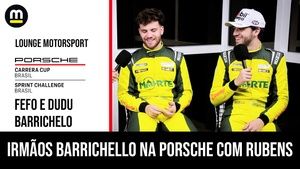 FEFO e DUDU BARRICHELLO falam sobre correr em dupla na PORSCHE CUP e como é BATER RODA com RUBENS