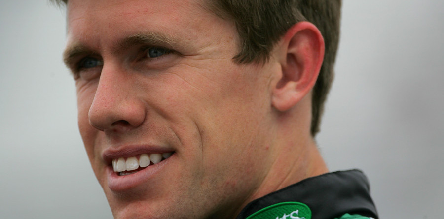Edwards wins a strange one at Pocono Edwards wins a strange one at Pocono