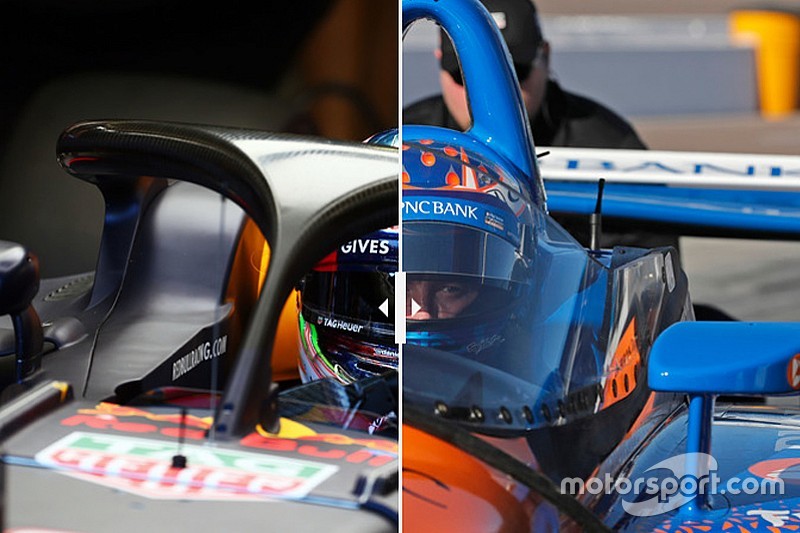 Слайдер: порівняння Halo в Ф1 та Aeroscreen в IndyCar