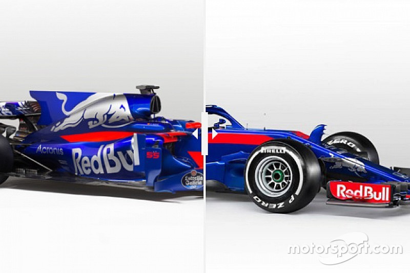 Как изменилась машина Toro Rosso: наглядная эволюция