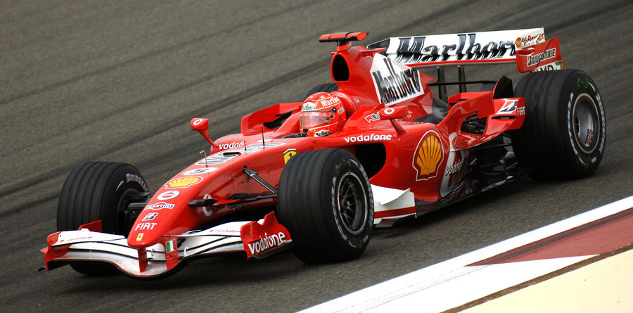 Schumacher leads Ferrari front row for Bahrain GP Schumacher leads Ferrari front row for Bahrain GP