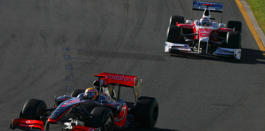 Trulli penalized, Hamilton moves to third Trulli penalized, Hamilton moves to third
