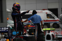Webber on pole as rain wreaks havoc on qualifying Webber on pole as rain wreaks havoc on qualifying