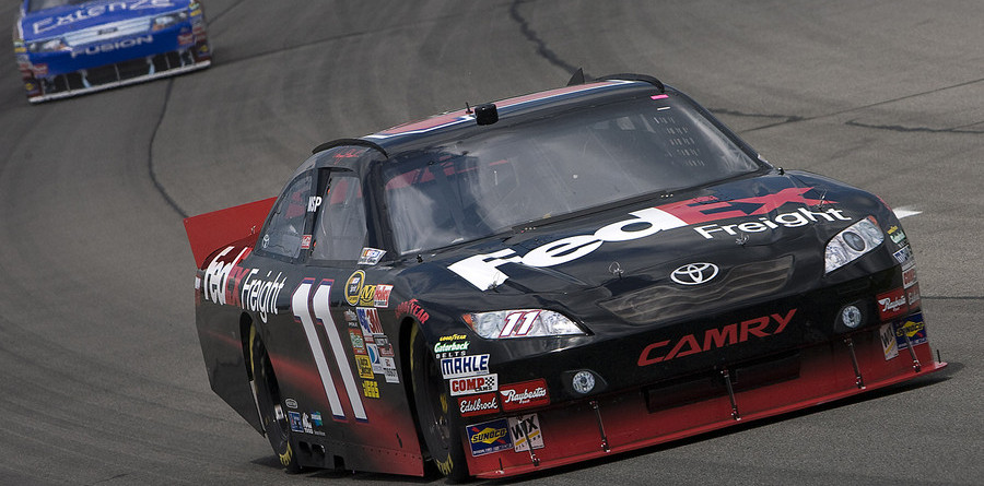 Hamlin paces the field to Pocono victory Hamlin paces the field to Pocono victory