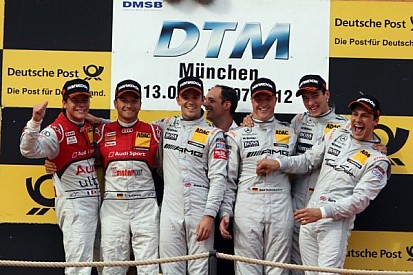Schumacher and Green hand HWA Mercedes the team cup in Munich