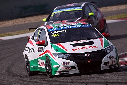 Tiago Monteiro on pole in China