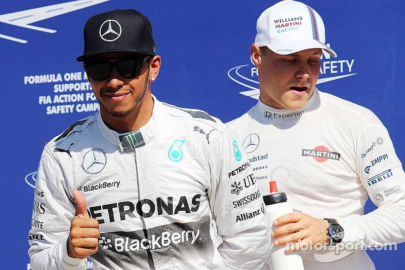 Ferrari pone a Bottas antes que a Hamilton