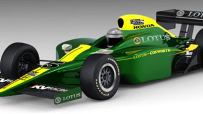 Indycar: Lotus e Cosworth colorano la vettura di Sato
