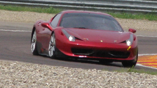 Ferrari 458 laboratorio a Fiorano