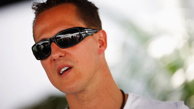 Che momentaccio per Schumacher!