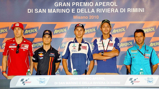 Lorenzo e Pedrosa sfidano Rossi a casa sua