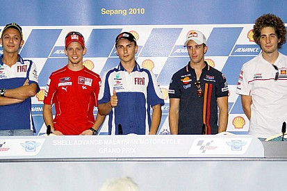 Lorenzo e Rossi protagonisti nella conferenza stampa