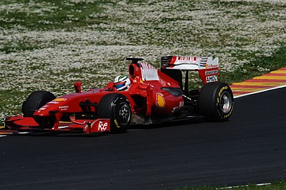 Bianchi e Rigon in pista al Mugello con la Ferrari F60