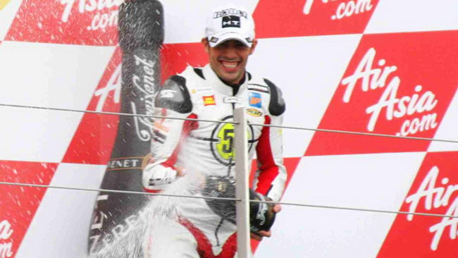 Pirro si gode il suo primo podio in Moto2
