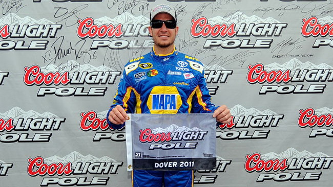 Truex Jr in pole position a Dover