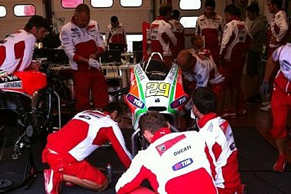 La pioggia rallenta i test della Ducati al Mugello