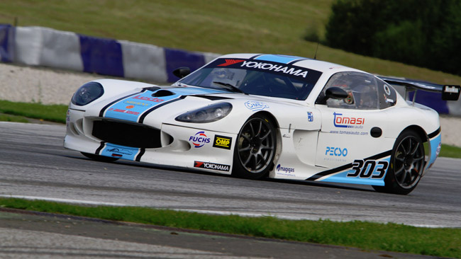 Alessandro Nannini nella Ginetta G50 Cup al Mugello
