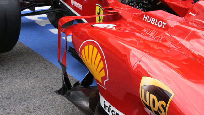 Ferrari: deviatore di flusso a ponte sulla F138