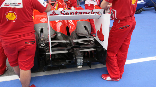 La Ferrari F138 cambia filosofia di raffreddamento