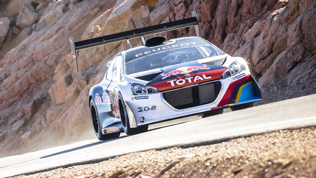 Loeb velocissimo nei primi test della Pikes Peak