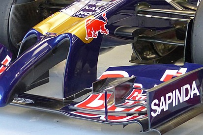 Ecco il nuovo muso scavato della Toro Rosso