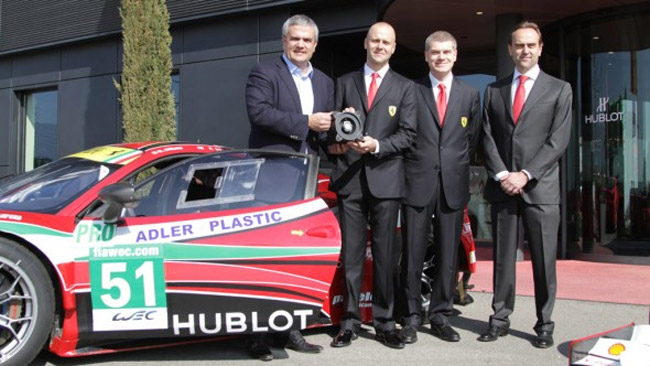 La Hublot rende omaggio a Bruni ed alla Ferrari 458