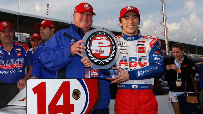 Takuma Sato domina le qualifiche di St. Petersburg