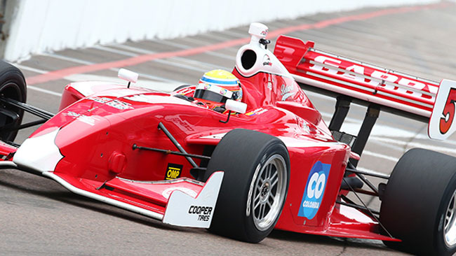 La pioggia regala la pole position a Gabby Chaves