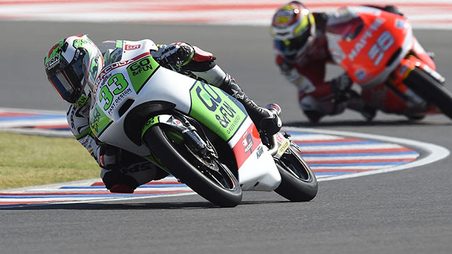 Bastianini ottimo decimo, giornata no per Antonelli